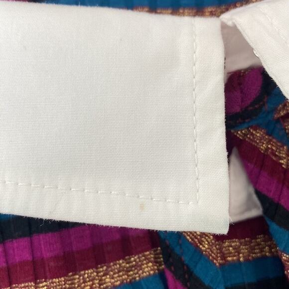 Tina Turk Ribbed Multi colored Colored Top Long Sleeve - Picture 8 of 11